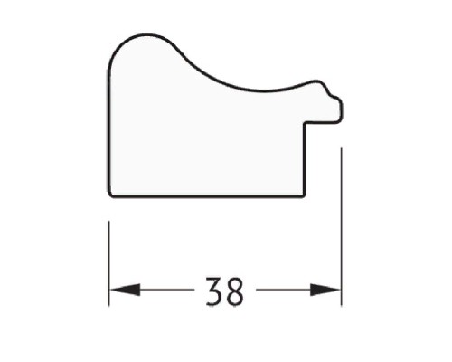 Зеркало Evoform Definite 140х50 Черненое серебро