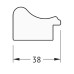Зеркало Evoform Definite 140х50 Черненое серебро