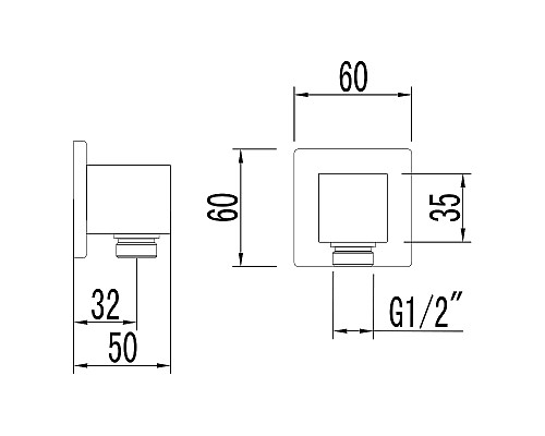 Шланговое подключение Lemark LM4583C Хром