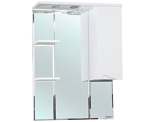 Зеркало со шкафом Bellezza Эйфория 80 R 4916113001017 с подсветкой Белое