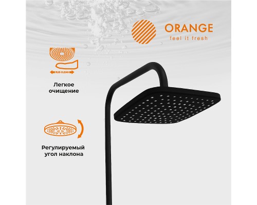Душевая система Orange Karl Черная