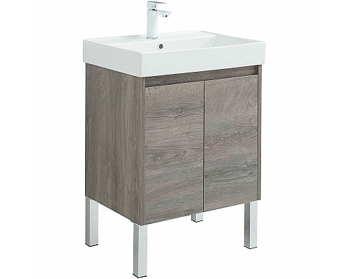 Тумба под раковину Aquanet Nova Lite 60 298848 подвесная Дуб рошелье