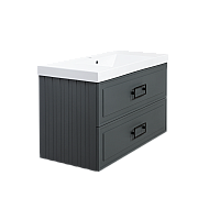 Тумба под раковину La Fenice Cubo Grigio TWIN серый 100