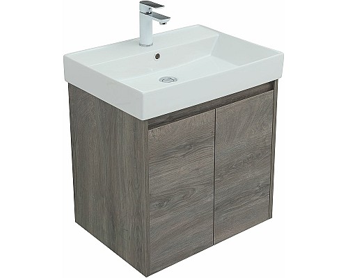 Тумба под раковину Aquanet Nova Lite 60 298848 подвесная Дуб рошелье