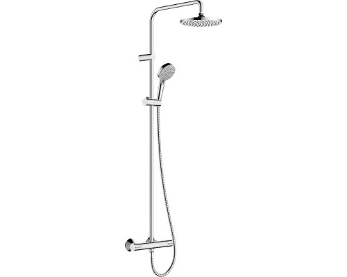 Душевая система Hansgrohe Vernis Shape Showerpipe с термостатом Хром