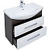 Тумба под раковину Aquanet Остин 85 200908 подвесная Белый глянец Дуб кантербери