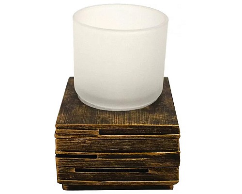 Стакан для зубных щеток Ridder Brick 22150148 Бронзовый