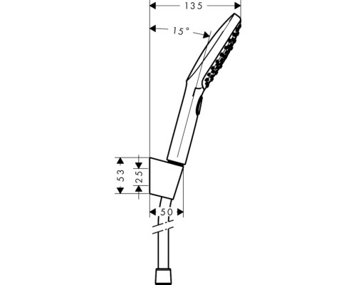 Душевой набор Hansgrohe Raindance Select E хром 26720400