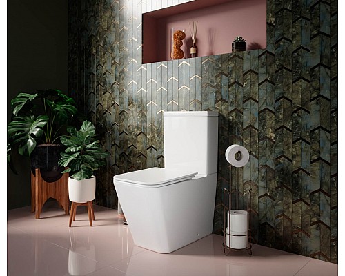 Чаша для унитаза-компакта Ceramica Nova Cubic CN1803-B Чаша для унитаза-компакта Ceramica Nova Cubic CN1803-B