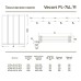 Шторка на ванну Veconi Palau PL-74BR 120 R Черный матовый