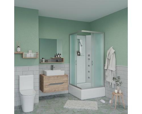 Душевая кабина Niagara Classic 90x90 NG-1108-14BKG с гидромассажем