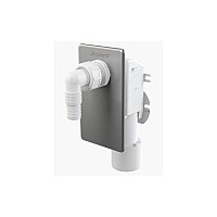 Сифон для стиральной машины AlcaPlast APS3 под штукатурку, хром