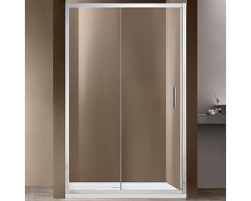 Душевая дверь Vincea Garda 125 VDS-1G125CL профиль Хром стекло прозрачное