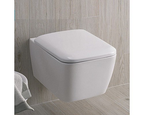 Унитаз подвесной Geberit Icon Square безободковый глубина 540 мм