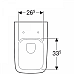 Унитаз подвесной Geberit Icon Square безободковый глубина 540 мм