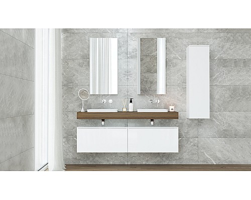 Зеркальный шкаф Velvex Unique Unit 47 zsUNI.47.H95-211 подвесной Белый матовый