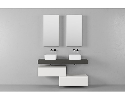 Зеркальный шкаф Velvex Unique Unit 47 zsUNI.47.H95-211 подвесной Белый матовый