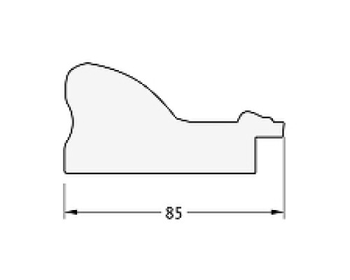 Зеркало Evoform Exclusive-G Floor 200х110 BY 6352 с гравировкой в багетной раме - Виньетка бронзовая 85 мм