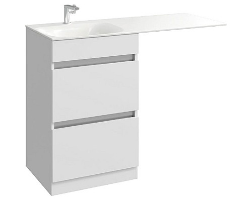 Тумба под раковину Aqwella Form 115 FOR01052 Белая