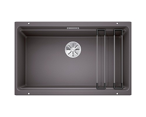 Кухонная мойка Blanco Etagon 700-U Silgranit 525168 Темная скала