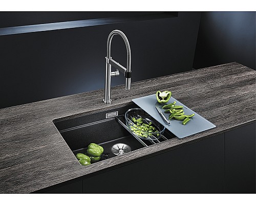 Кухонная мойка Blanco Etagon 700-U Silgranit 525168 Темная скала