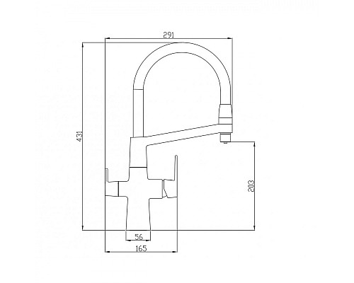 Смеситель для кухни ZORG Steel Hammer SH 818-6 BRONZE