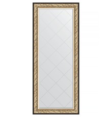 Зеркало Evoform Exclusive-G Floor 205х85 с гравировкой в багетной раме - Барокко золото 106 мм