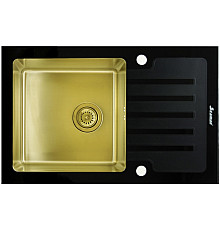 Кухонная мойка Seaman Eco Glass SMG-780B-Gold.B Золотая