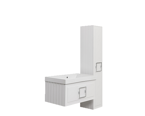 Тумба под раковину La Fenice Cubo Bianca белая 80