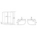 Душевая кабина Timo Lux 120x85 T-7702L с гидромассажем