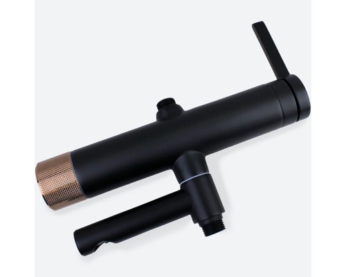 Душевая система Bronze de Luxe Avantgarde 2039RGB Черная Розовое золото