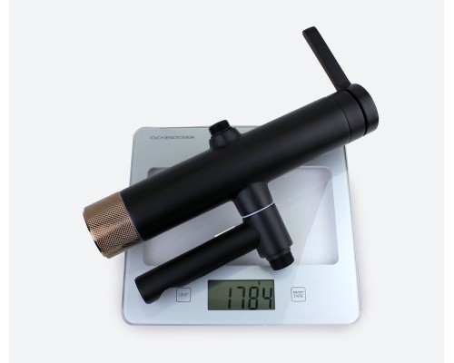 Душевая система Bronze de Luxe Avantgarde 2039RGB Черная Розовое золото