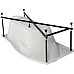 Каркас сварной для акриловой ванны Aquanet Borneo/Cariba 170x75 L/R