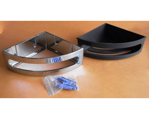 Полка корзина Keuco Elegance New 11657 010001 угловая Хром Антрацит