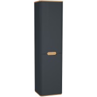 Шкаф пенал Vitra Sento 40 L 60856 подвесной Антрацит матовый