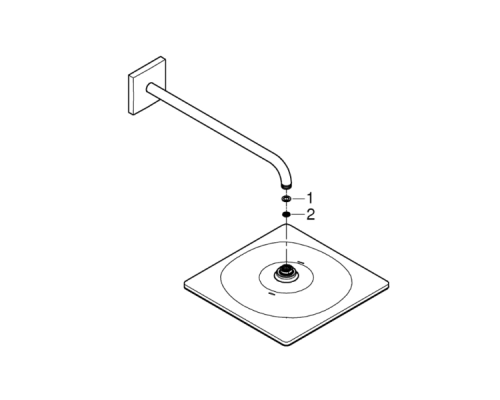 Верхний душ Grohe Rainshower 310 Mono 26563000 Хром