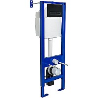 Инсталляция Berges Atom 410 040340 для унитаза с Черной клавишей смыва