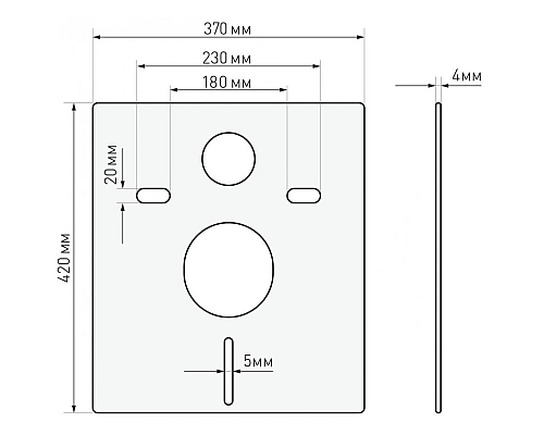 Инсталляция Berges Atom 410 040340 для унитаза с Черной клавишей смыва