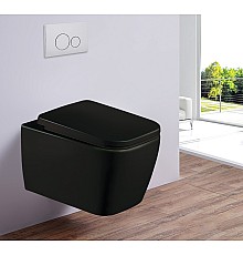 Унитаз подвесной ESBANO TIRON-C Matt Black ESUPTIROCBM 485x345x350