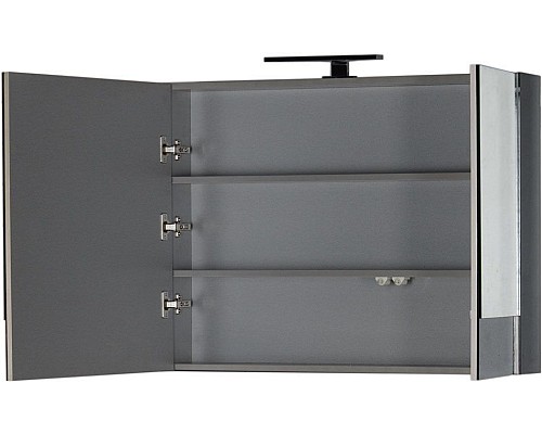 Зеркало-шкаф Aquanet Верона 90 черный