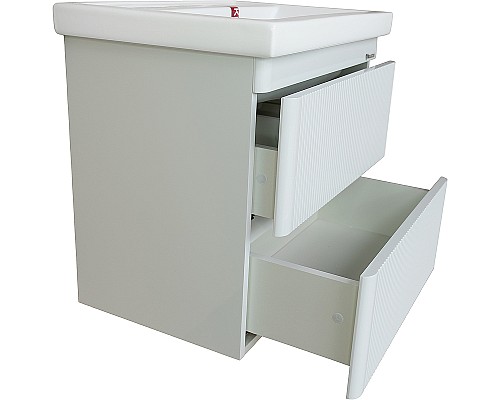 Тумба под раковину Bellezza Эмилия 60 4634809270010 подвесная Белая