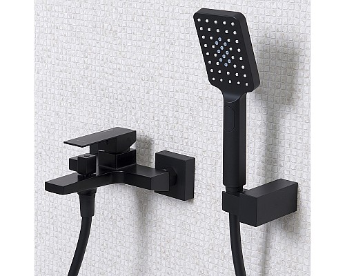 Смеситель для ванны WasserKRAFT Abens 2001 Чёрный матовый