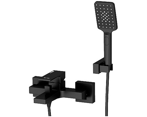 Смеситель для ванны WasserKRAFT Abens 2001 Чёрный матовый