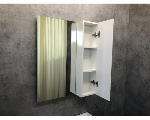 Зеркальный шкаф Comforty Неаполь 65 00004148728 Белый глянец