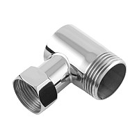 Уголок переходной 1" нар.р. - 3/4" н/г белый матовый Сунержа 30-1505-0134