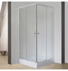 Душевой уголок Royal Bath HPD 85х80 без поддона профиль Белый стекло матовое