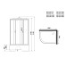 Душевая кабина Niagara Classic 120x80 R NG-2510-14RG с гидромассажем