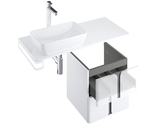 Тумба под раковину Ravak SD Balance 60 X000001366 подвесная Белая