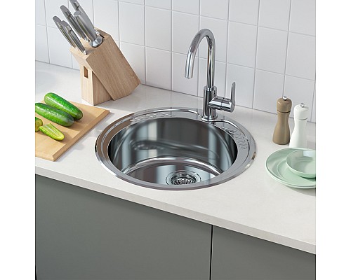 Мойка кухонная из нержавеющей стали IDDIS Suno SUN49P0i77