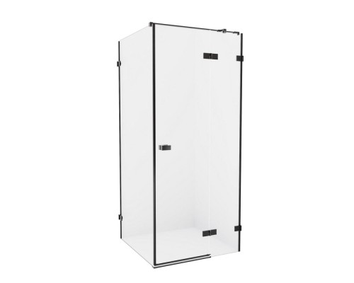 Душевое ограждение NEW TRENDY AVEXA BLACK 90x80x200 (черный)